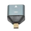 HD Female to Micro HD Adapter Aluminum Alloy Plug and Play 4K Supported Micro HD to HD Converter for Laptop Desktop