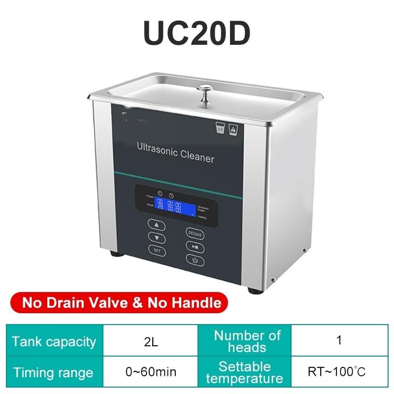 

220 В портативный цифровой дисплей нагревательный ультразвуковой очиститель промышленные очки ювелирные изделия стоматологическая чистящая машина лабораторное оборудование UC20D