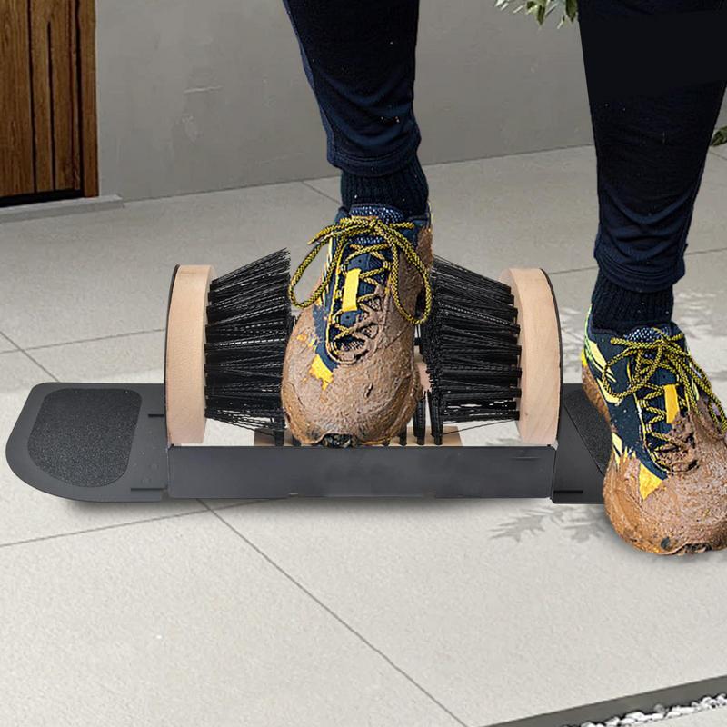 Heavy Duty Boot Cleaning Scraper Brush Outdoor Heavy Duty Shoe Boot Scraper Outdoor Floor Mount Shoe Cleaner Brush for Home Yard