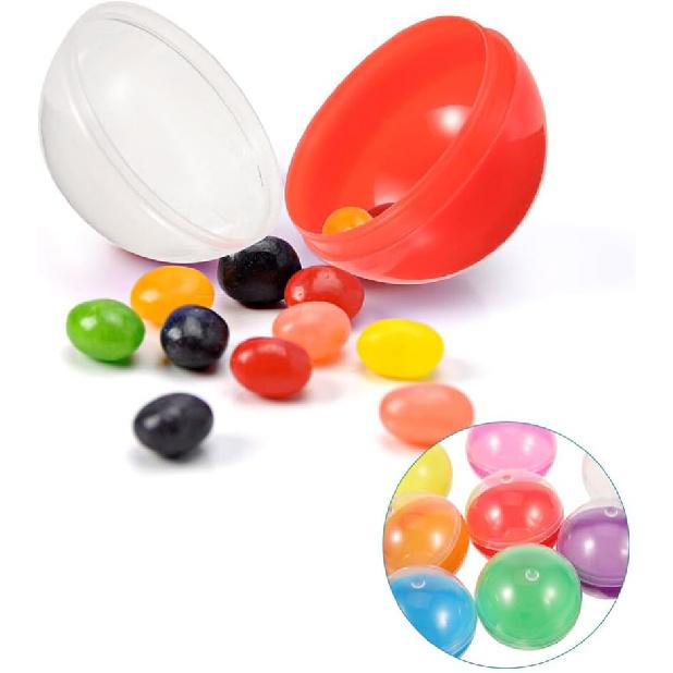60pcs Toys Gumballs Vending Machine Capsules Fillable Capsules Gumballs Machine Capsules Party Favor Fillable Empty Balls Empty Ball for Party