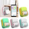 Portable Mini Thermals Printer for Labels Photos and Note Rechargeable Battery No Inks Required Includes 1 Roll Printing Paper