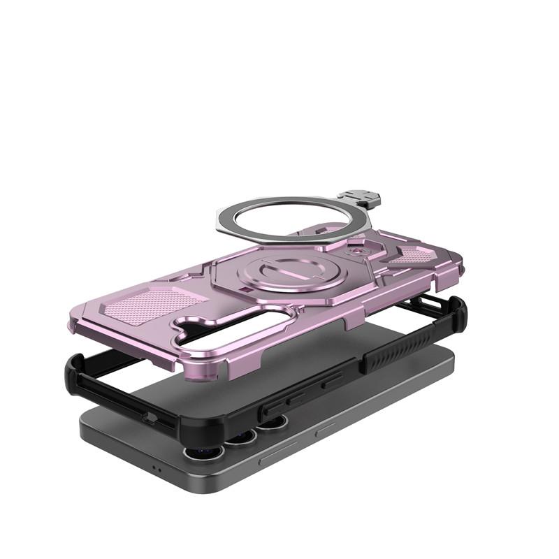 For Samsung Galaxy S25 Case Samsung S25 Cover Holder Magnetic Wireless Charging Protective Phone Cases For Samsung S25 Funda