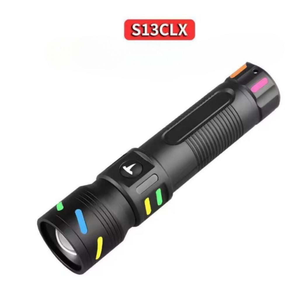 New High Power Led Flashlight Portable Zoom Torch Light USB Rechargeable Flashlights LED Lantern Strong Light Fishing Lamp