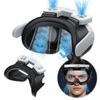 Face Cover Pad with Cooling Fan 3 Speeds Facial Interface with Cooling Fan with PU Face Cushion Pad for Meta Quest 3 VR Headset