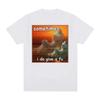 Sometimes I Do Give A Fu Funny Cat Printed Summer Tshirt Casual Women Short Sleeve Round Neck Women Tshirt Clothing