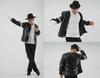 Michael Jackson Unisex Stage Sequin Costume for Children and Adults