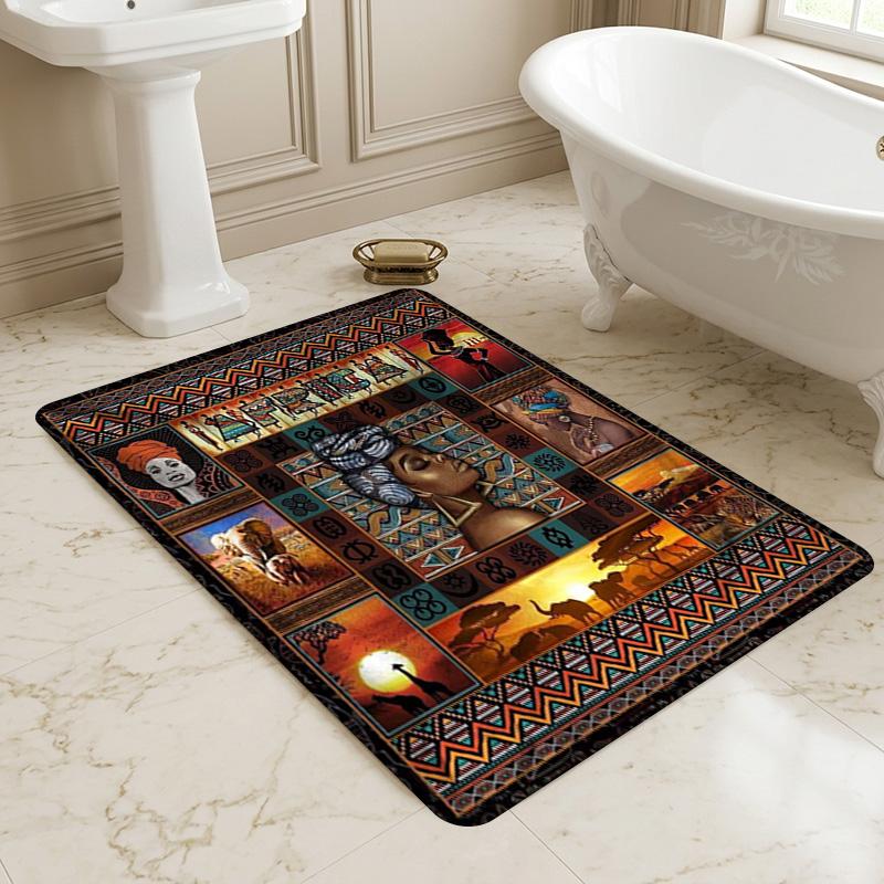 African Heritage Living Room Nonslip Area Rug Soft Carpet For Bedroom Game Playroom Sofa Office Home Decor Doormat Christmas Gift C930825