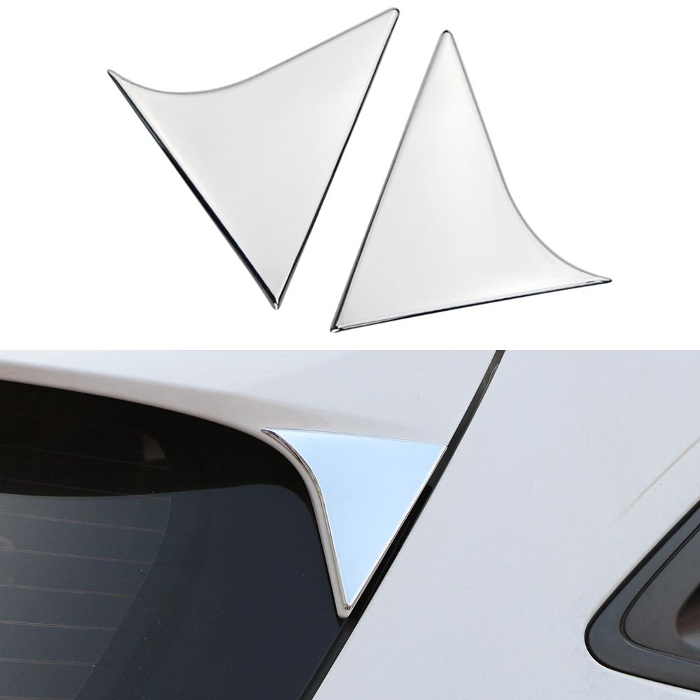 For Honda Vezel HRV HR-V 2014 - 2019 2020 Rear Spoiler Back Window Wing Trim Cover Decorative Sticker Car Styling Accessories