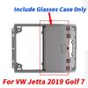 Gray Sun Glasses Case Holder Storage Box For VW Jetta  Golf 7