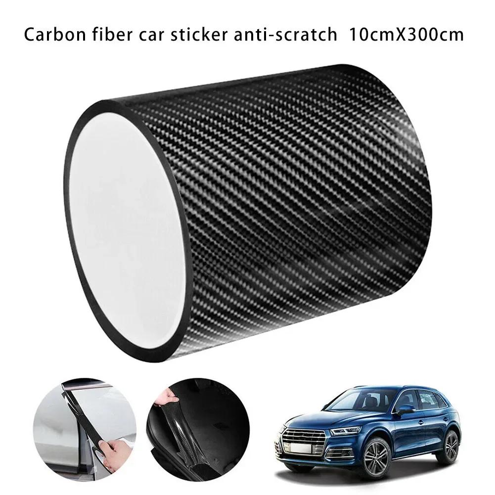 Stickers Carbon Fiber Vinyl Film Tape 10cm*3m Accessories Anti Scratch Flexible Protection Replacement Durable