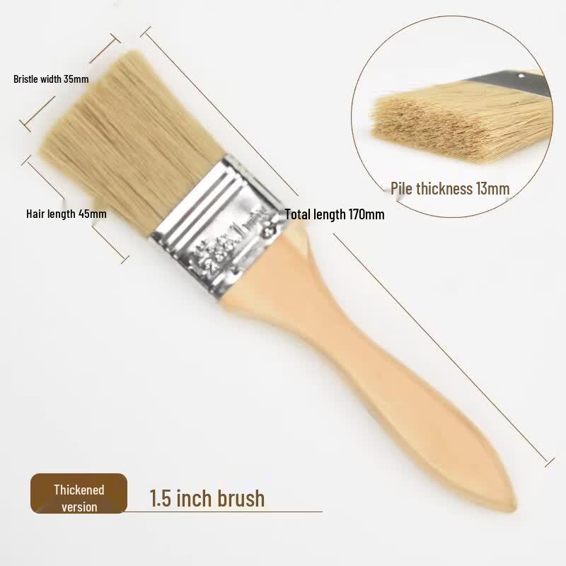 SHXI Premium 1.5-inch Bristle Paint Brush