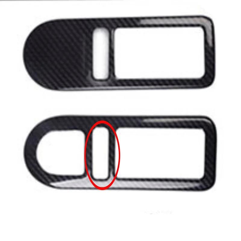For Volkswagen vw Beetle 2001-2012 ABS red carbonfiber Inner Door Bowl Panel ide Handle Protector Cover Interior Accessories