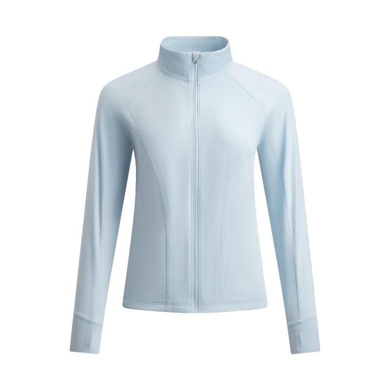 Under Armour Elite Vent Fitted Stand Collar Zip Long Sleeve Jacket Women jackets 6010113-453