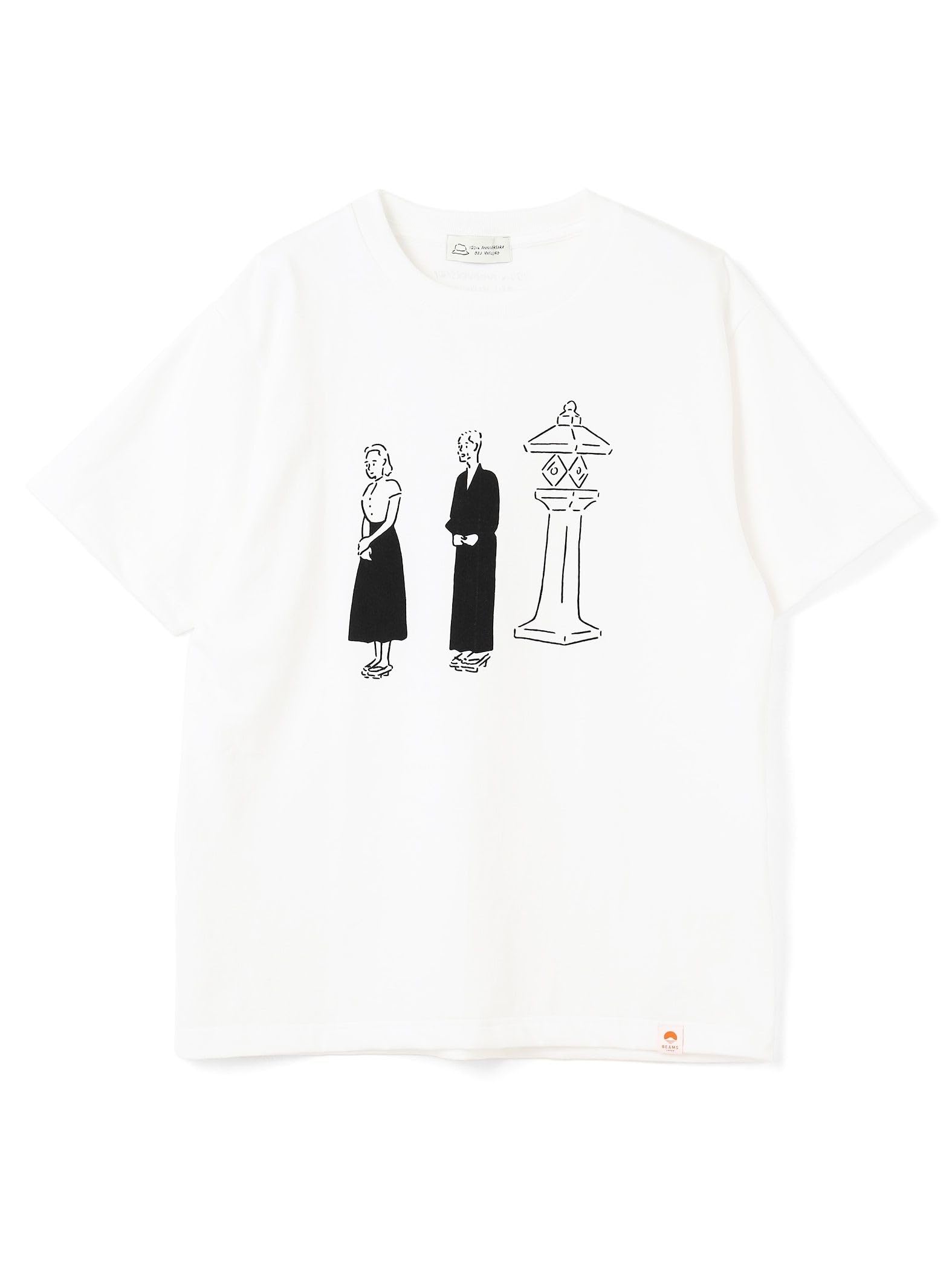 

[Beams Japan] S/S TEE Yasujiro Ozu Director s Movie Illustration T-Shirt Tokyo Story Size L