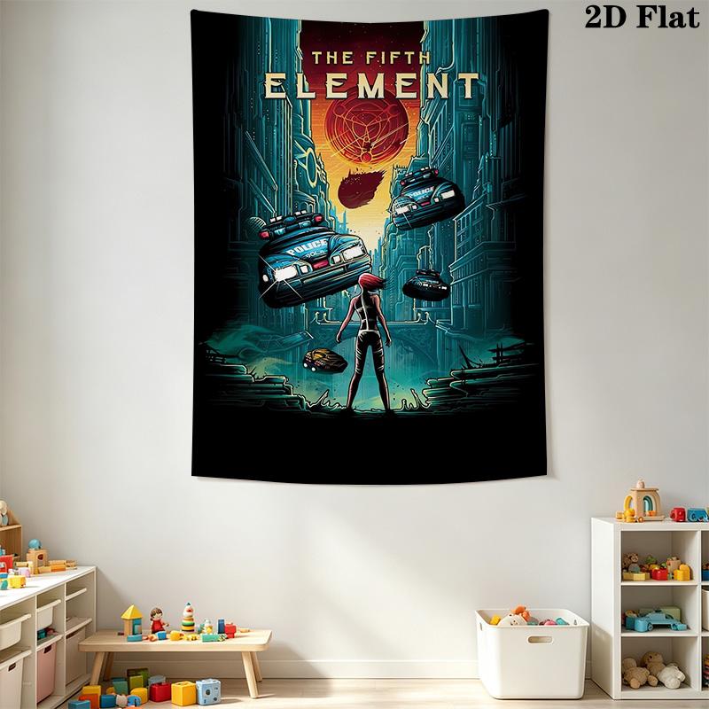 The Fifth Element Pattern Home Decor Tapestry, Wall Hanging, Decorative RV Wall Cloth.SGT0917004