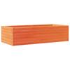 Plant Pot Wax Brown 90 X 40 X 23 Cm Solid Pine Wood