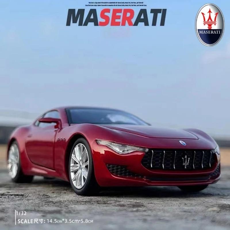 Maserati Alfieri Concept Car 1/32, Modello di Auto Sportiva in Lega, Pressofuso, Metallo, Veicoli, Giocattoli, Suono, Luce, Simulazione, Regalo per Bambini