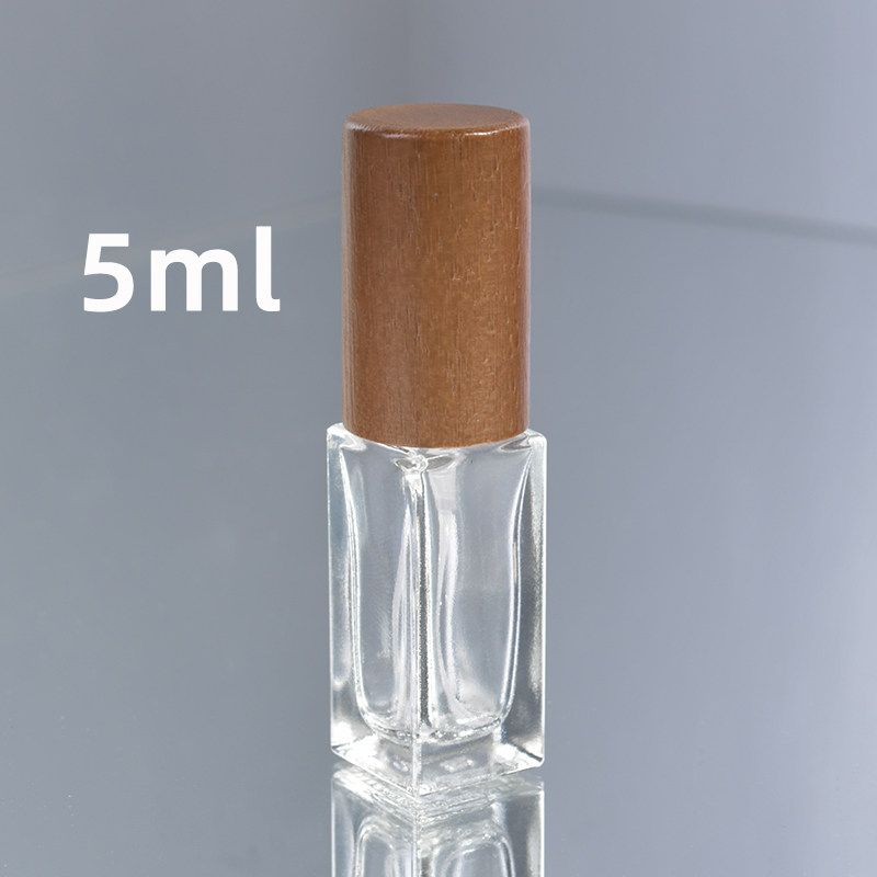 New Travel Portable Sample Wooden Lid Perfume Sub-Bottles