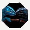 1pc Chameleon Pair Automatic Folding Umbrella Automatic Open/Close, 8-Rib Durable Frame, Compact Travel Umbrella Suitable007