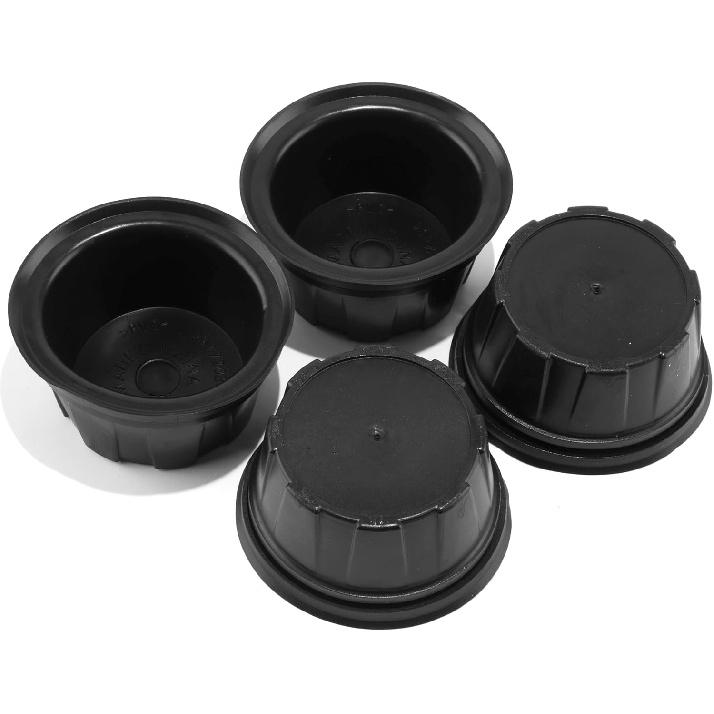 4PCS Wheel Center Caps 70MM 2.76Inch Center Caps for FourTrax Foreman Rancher Recon Wheel Center Hub Caps Cover Black Rim Hub Caps Accessories,