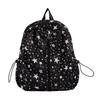 Schoolbag Korean Version Ins Cartoon Star Backpack Female College Style Student School Bag Fashion Casual Versatile Large Capacity Backpack