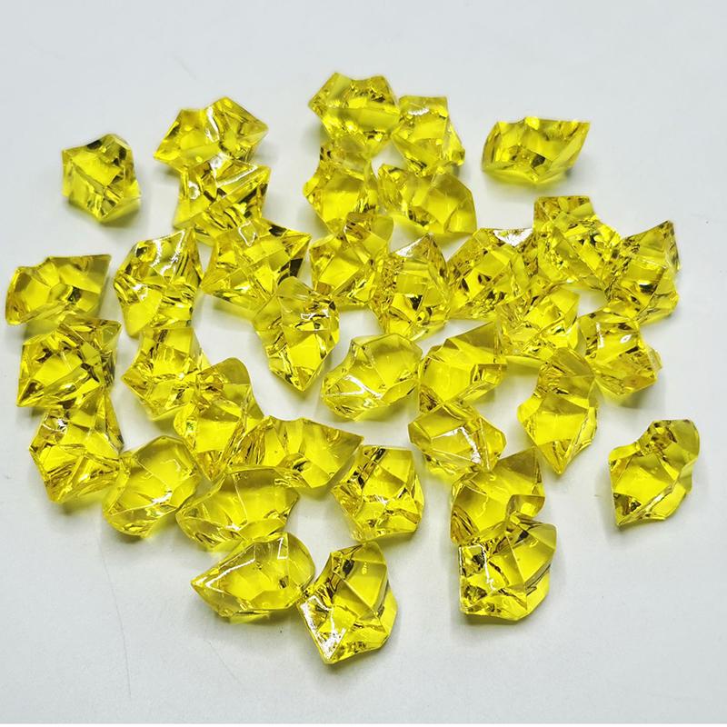 100 шт.-200 шт./лот 25x18 мм Акриловые Кристаллы Ледяные Камни Камни Для Вазы Драгоценности Для Свадебной Вечеринки Декор Конфетти Рассыпка На Стол Бусины 100PCS