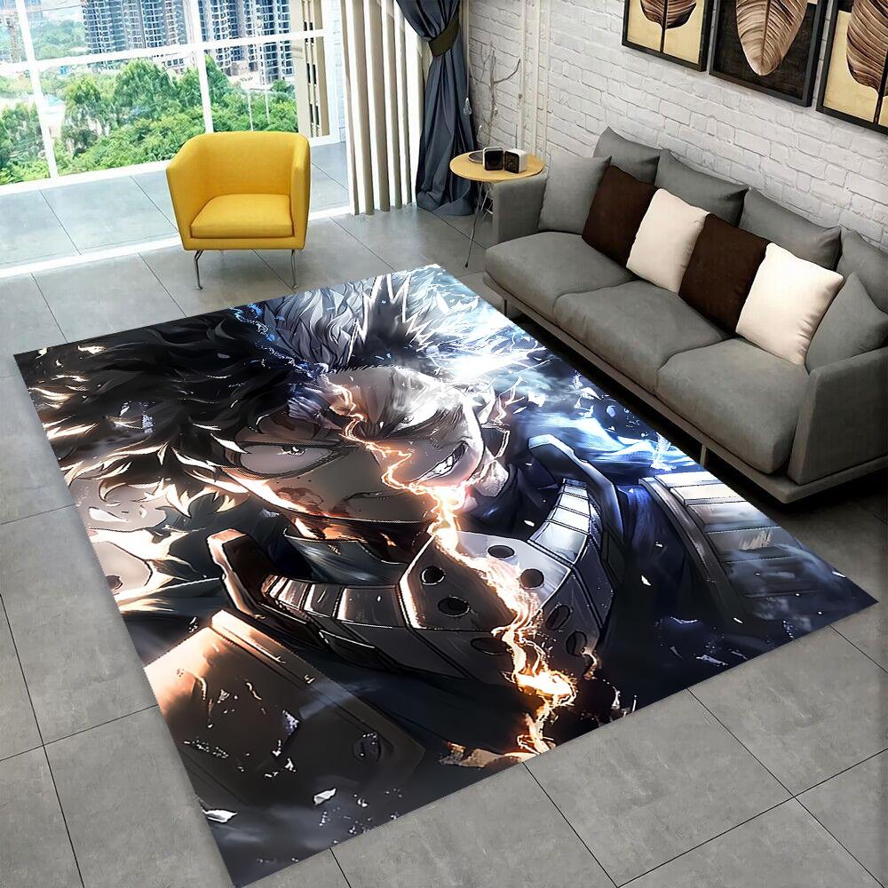 3D Cartoon My Hero Academia Deku Bakugou  Anime Carpet Rug for Living Room Bedroom Home Sofa Decoration,kids Non-slip Floor Mat