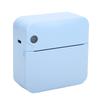 Mini Thermal Printer Bluetooth Inkless Portable Printer Pocket Label Maker with APP for DIY Photos Study Notes Blue