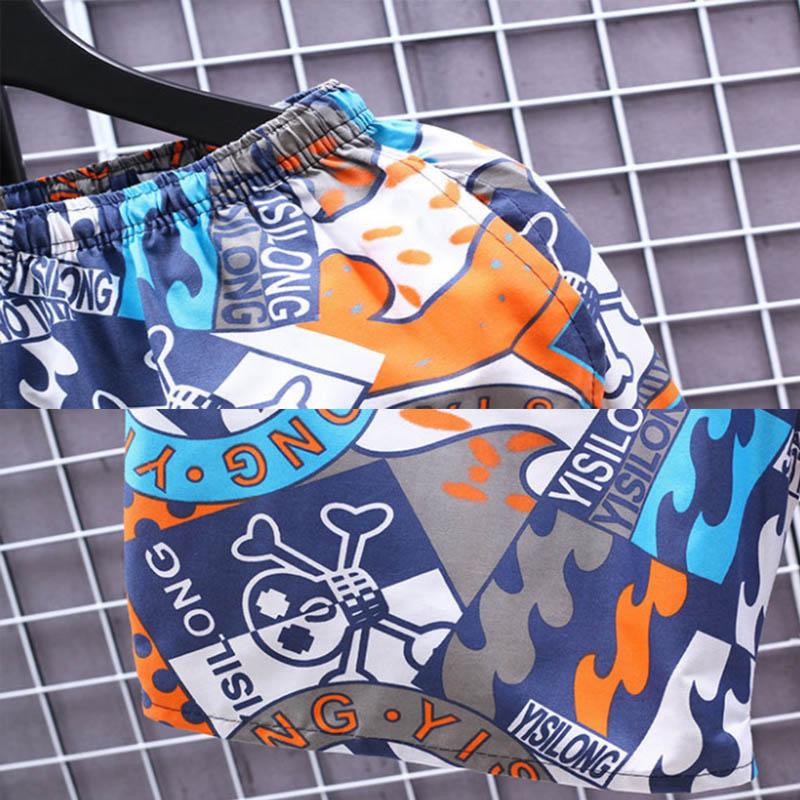 Men's Summer Beach Pants Shorts Men's Five Pants Large Size Pants Casual Large Pants Quick Dry Pants