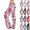 Womens Pajama Pants Sleepwear Casual Drawstring Elastic Waist Pants Comfy Straight Yoga Loose Trousers