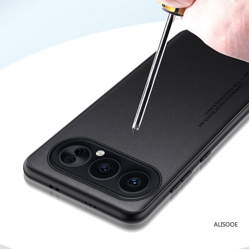 Leather Funda for Honor 500 / 500 Pro Case Cover Fashion Fiber Texture PU-Leather Protection Shockproof Back Capa