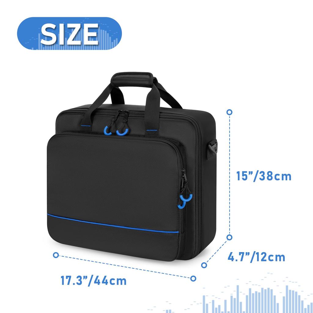 Trunab Mixer Compatible with Mackie Mixer Audio Mixer Bag Case, ProFX12v3/Mackie ProFX10v3, Bag,