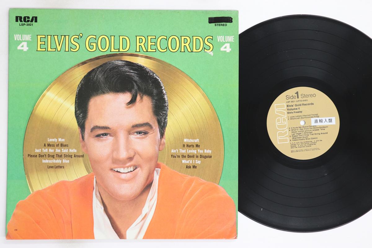 

LP Record ELVIS PRESLEY - Elvis Gold Records Volume 4 LSP3921 RCA 1976 US Rock Used