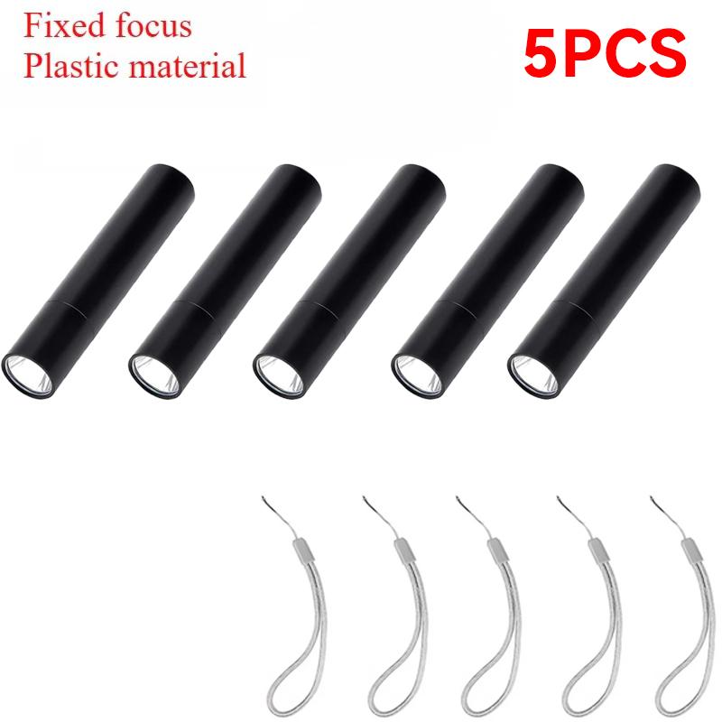 Mini Keychain Flashlight USB Charging Waterproof Pocket Torch Lamp 3 Modes Outdoors Strong Light Camping Fixed-Focus Flashlight