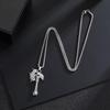 Nordic Viking Rune Axe Men's Stainless Steel Pendant Necklace