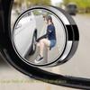 Car Rearview Mirror Small Round Mirror 360 ° Ultra Clear Rearview Mirror Blind Spot Mirror Rearview Small Round Mirror