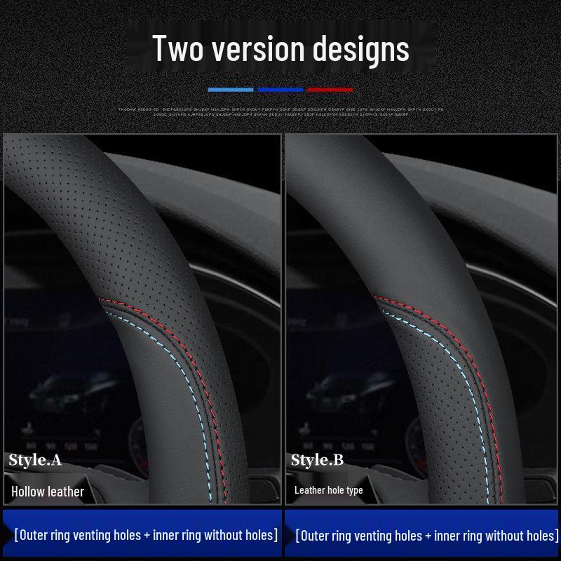Lynk&Co Models 01-06 Winter Steering Wheel Cover - Genuine Leather, Ultra-thin