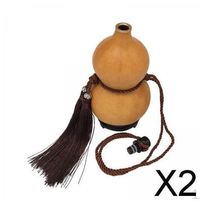 2x Portable Gourd Shaped Jug with Lid Kettle Large Capacity Hip for Outdoor Camping Boating ,