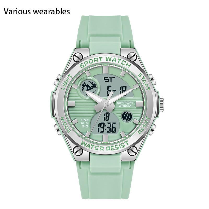 New Harajuku Style Skull Waterproof Men's Electronic Multi-Function Electronic Watch Outdoor Sports Men's Watch