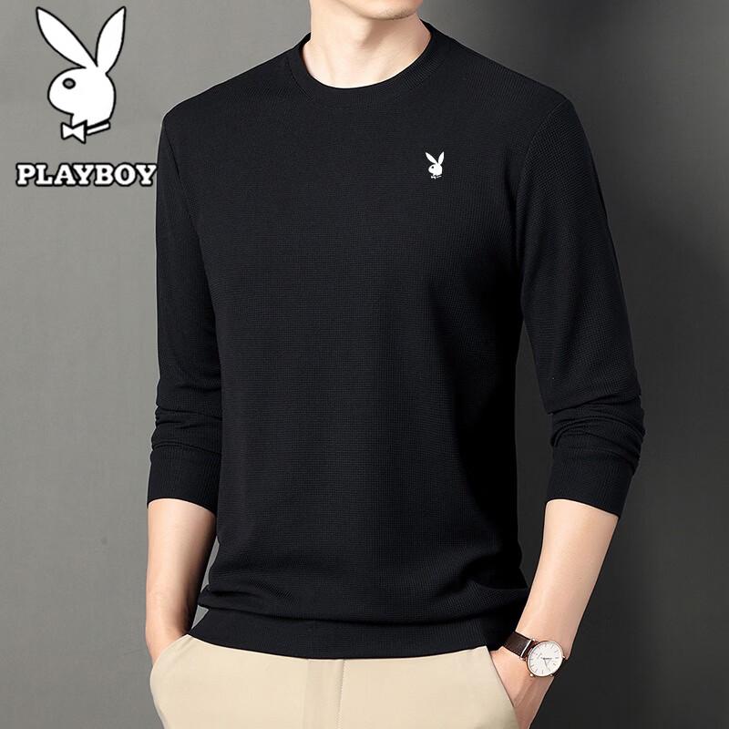 Playboy Men s Long Sleeve Casual T-Shirt L