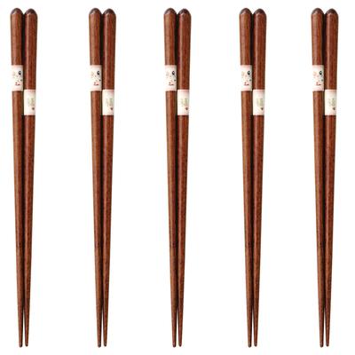 Fröhliches Spülmaschinen-Set Hergestellt in PID7793 J-kitchens Essstäbchen, 5, Material Holz, Sicher, Japan,