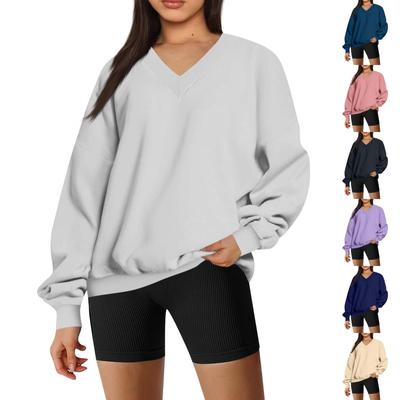 Übergroße Sweatshirts für Damen, lässig, bequem, Oberteile, modisch, langärmelig