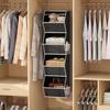 4 Tier Closet Storage Shelf Anti-Sagging Storage Bin Durable Clothes Storage Organizer  Bedroom