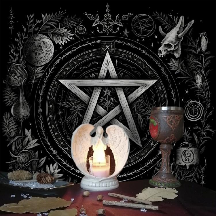 Moon Flower Star Astrology Tablecloth Tarots Divinations Tablecloth Altars Cloth Divinations Board Game Accessories