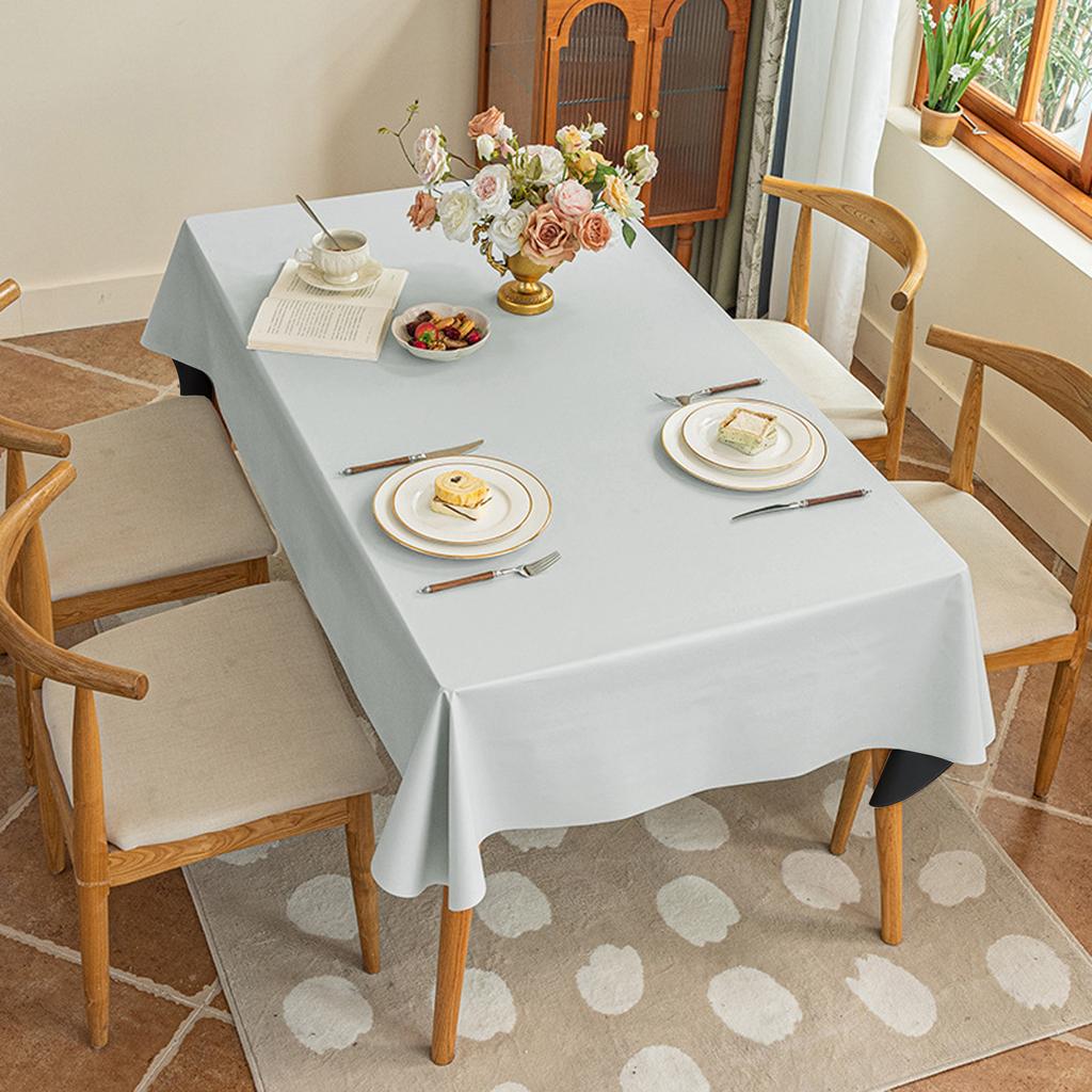 Solid Color, Minimalist, Waterproof Wedding and Holiday Table Decorations, Outdoor Picnic Tablecloths, Kitchen Tablecloths
