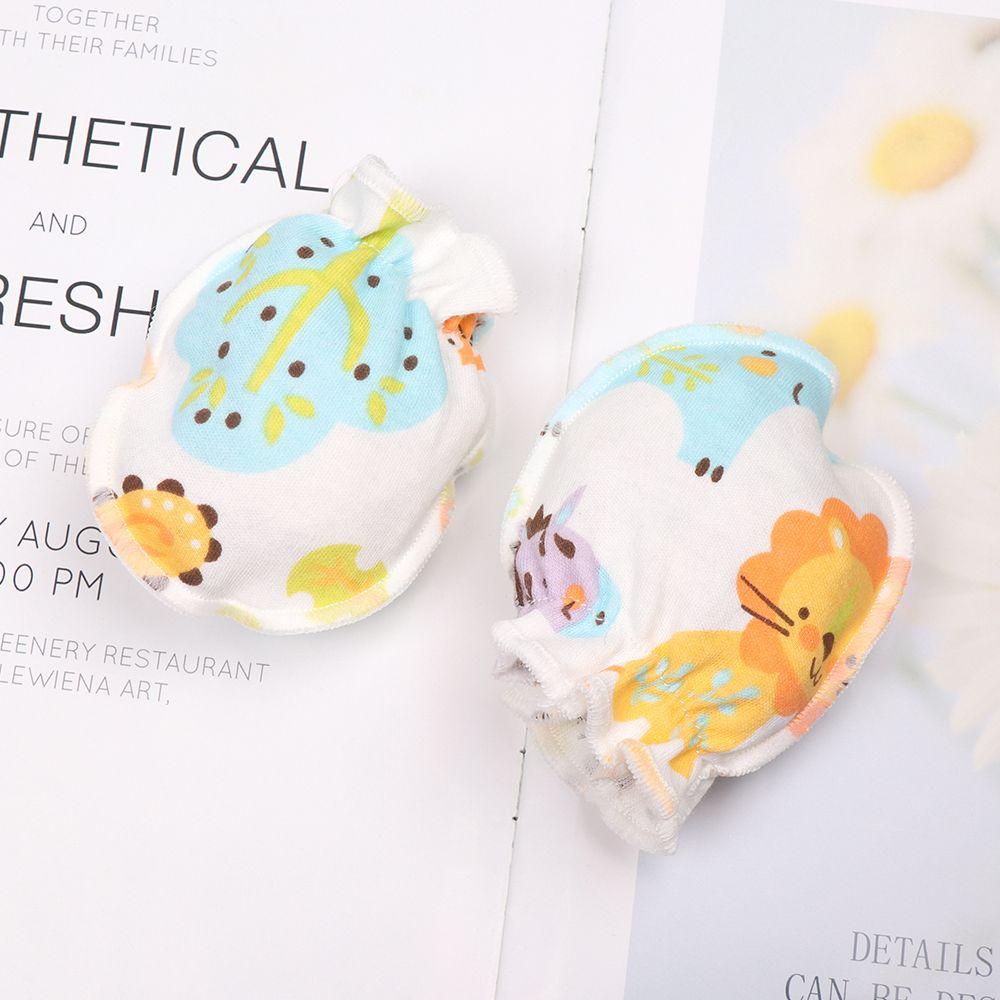 Pairs Infant Accessories Protection Face Soft Cute Baby Gloves Anti Scratching Mittens Full Glove