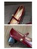 2024 Spring French Retro Pointed Toe Medium High Heels for Women