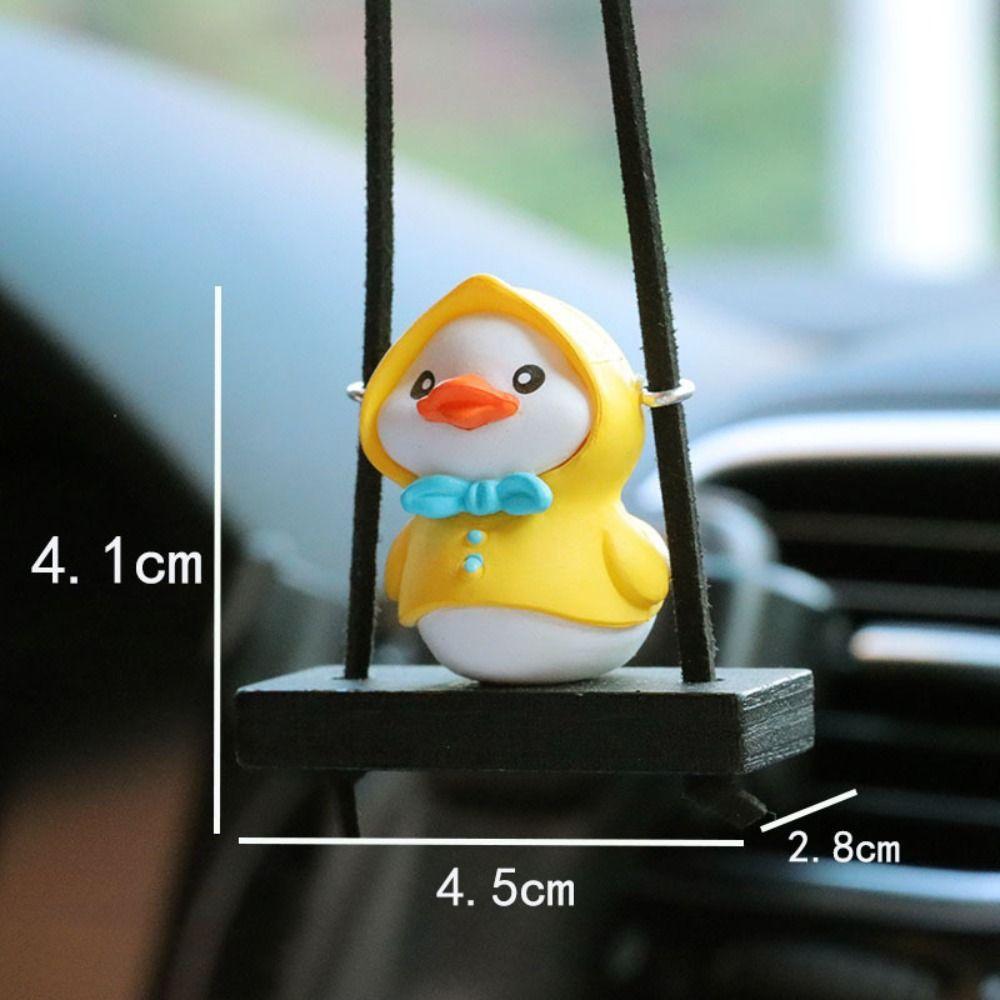 Small Yellow Duck Practical Small Decorations Car Craft Supplies Pendant Portable Simple Creative Car Car Accessories