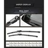 For Ford Mondeo Fusion 5 2015-2021 2016 2017 2018 2019 2020 Wiper Front Wiper Blades Windshield Windscreen Window Brush 28"+28"