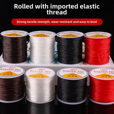 Transparentes elastisches Kristallseil für DIY-Perlenhandwerk